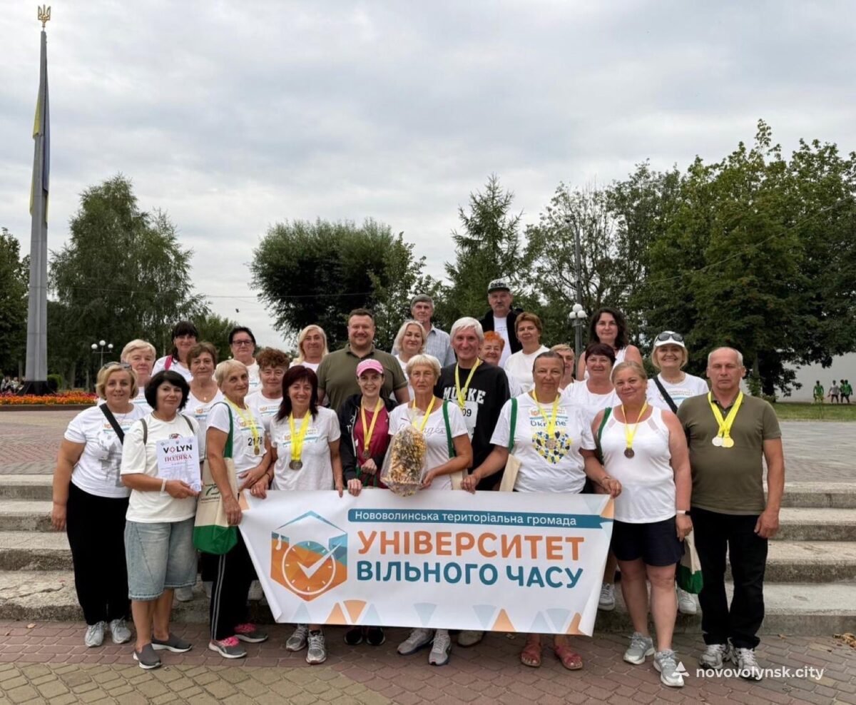 Команда Нововолинської громади виборола 13 медалей на літній сеньйоріаді