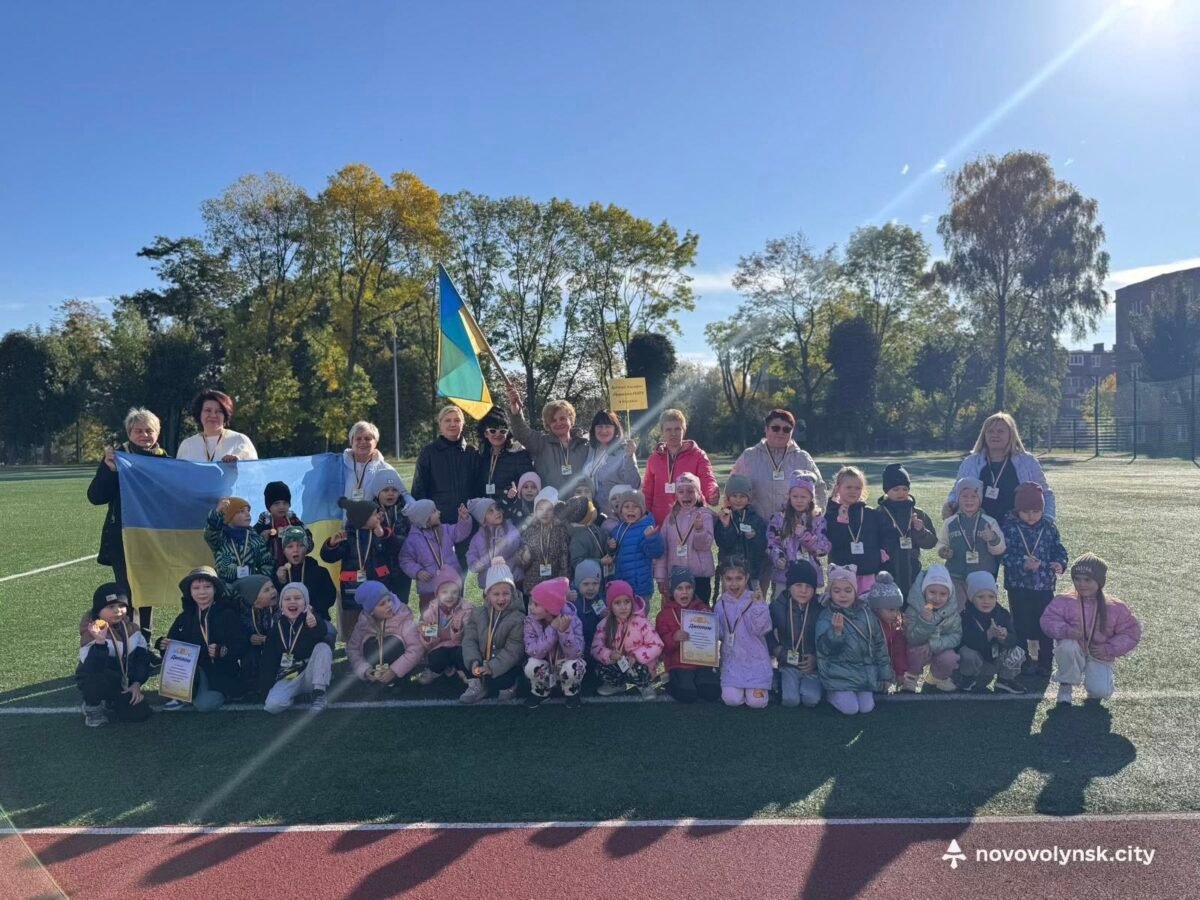 Маленькі спортсмени-дошкільнята бігли заради миру